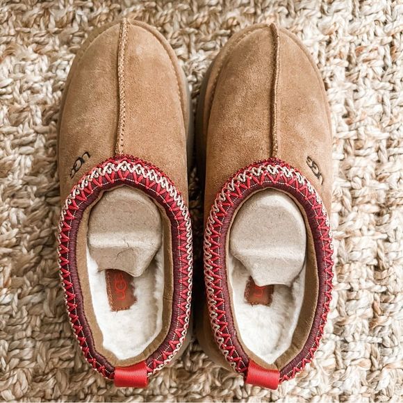 NWT UGG Tazz Platform Mule Slipper Clog Chestnut Women’s Size 8 - Picture 11 of 15